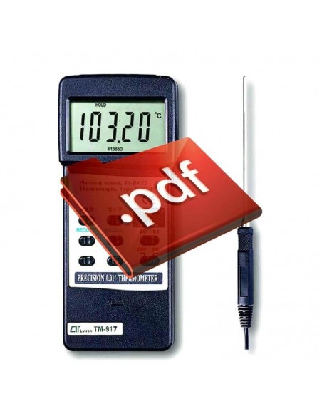 Termômetro Digital PT100 Centesimal TM-917 Lutron