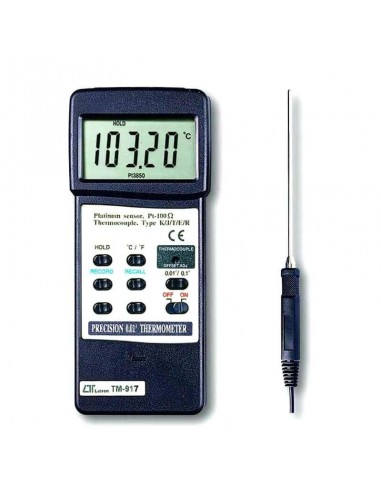 Termômetro Digital PT100 Centesimal TM-917 Lutron