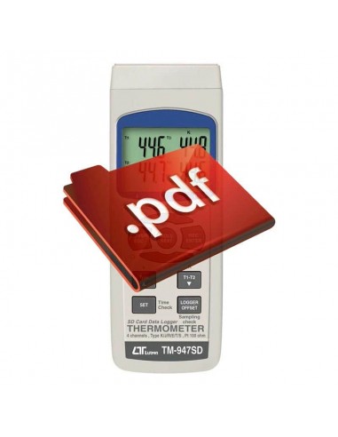 Termometro Digital 4 canais TM-947SD Lutron