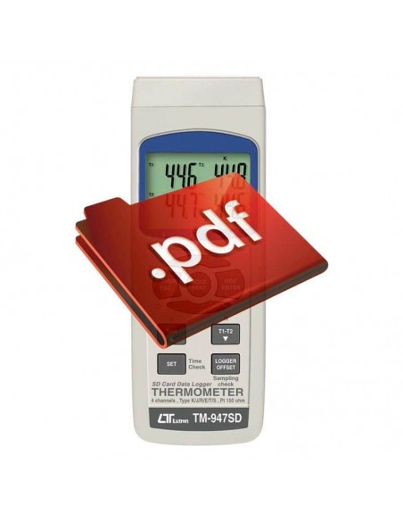 Termometro Digital 4 canais TM-947SD Lutron