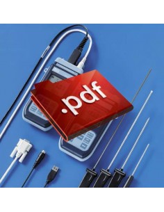 Termômetro Centesimal Digital Portátil 2 canais PT-100 Mod. HD-2127.1 2