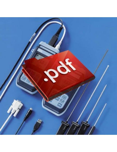 Termômetro Centesimal Digital Portátil 2 canais PT-100 Mod. HD-2127.1