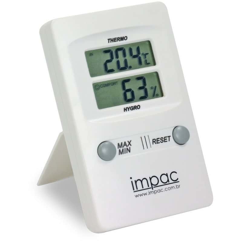 Termohigrômetro Digital Temperatura e Umidade Interna TH-01