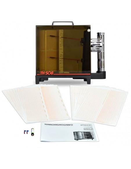 Termohigrógrafo TH-508 Registrador de temperatura e umidade