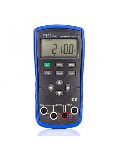 Simulador de Termopar Termoresistência pT100 Resistência e Tensão IP01
