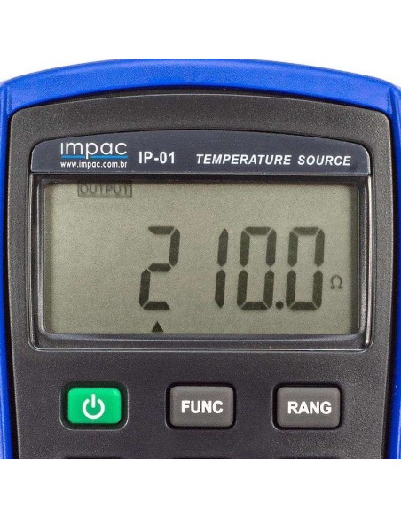 Simulador de Termopar Termoresistência pT100 Resistência e Tensão IP01