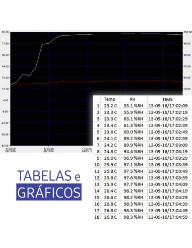 Registrador de Umidade Impac IP-747RH (Coletor de Dados)