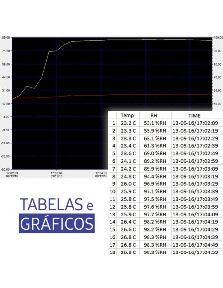 Registrador de Umidade Impac IP-747RH (Coletor de Dados)