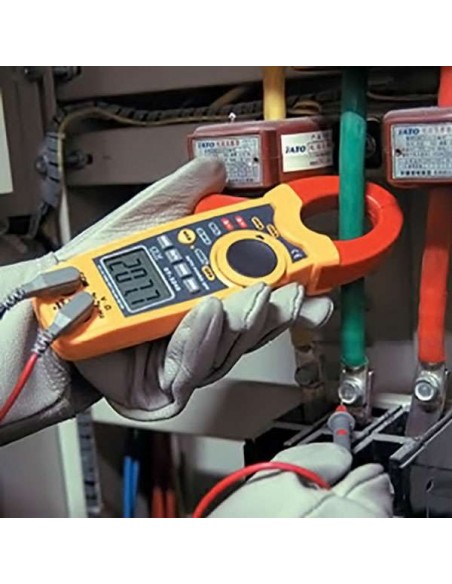 Wattímetro Alicate Digital True RMS 1000A CC-CA 240KW Profissional