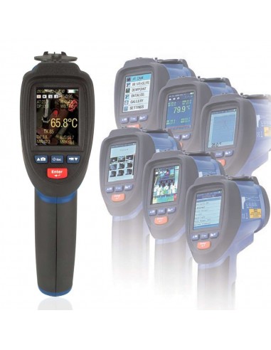 Pirômetro Óptico Infravermelho 2200°C com Vídeo