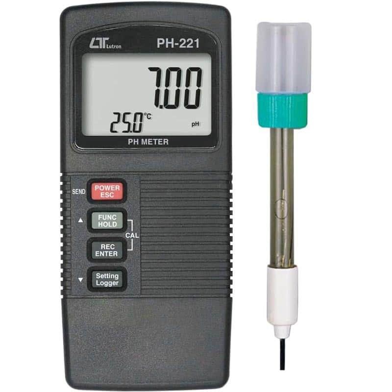 pHmetro Portátil Datalogger PH-221