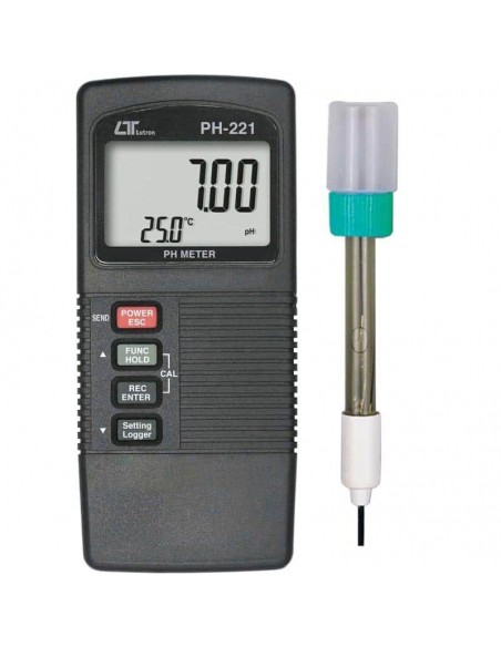pHmetro Portátil Datalogger PH-221