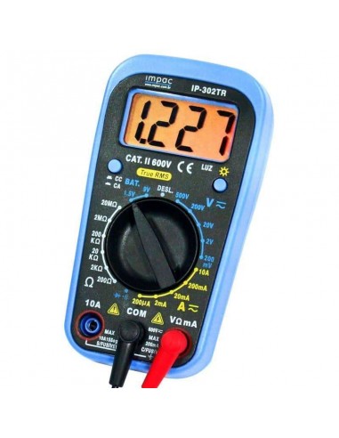 Multímetro True RMS 3 ½ Dígitos IP-302TR Impac