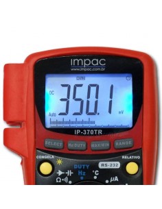 Multímetro RS-232 True RMS 3 5/6 Dígitos IP-370TR Impac 2
