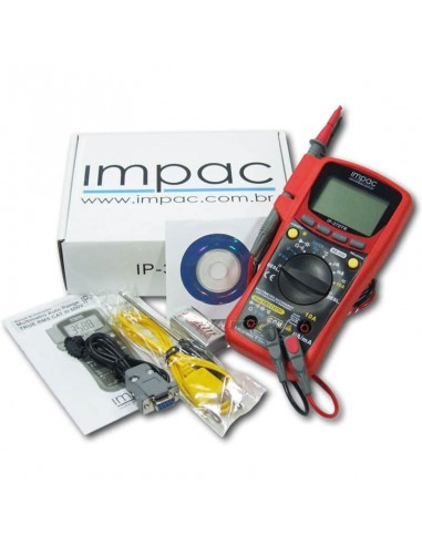 Multímetro RS-232 True RMS 3 5/6 Dígitos IP-370TR Impac