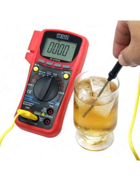 Multímetro RS-232 True RMS 3 5/6 Dígitos IP-370TR Impac