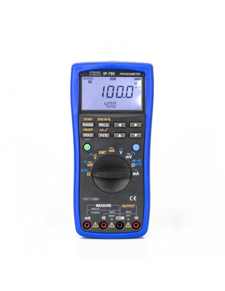 Multímetro Calibrador Termopar pT100 Loop de Corrente IP-790