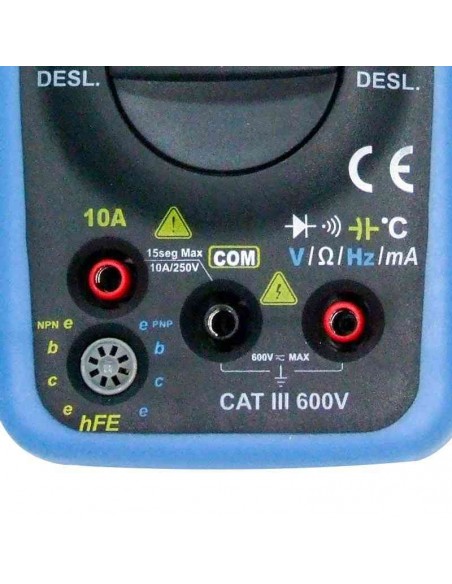 Multímetro Autorange Capacímetro Frequencímetro IP-337T Impac