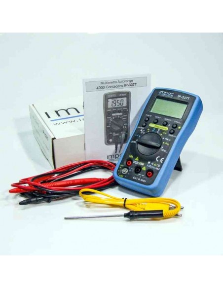 Multímetro Autorange Capacímetro Frequencímetro IP-337T Impac