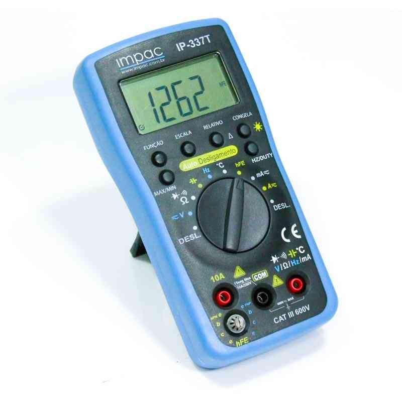 Multímetro Autorange Capacímetro Frequencímetro IP-337T Impac
