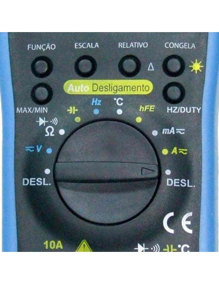 Multímetro Autorange Capacímetro Frequencímetro IP-337T Impac