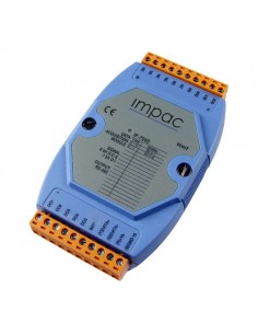 Módulo Entrada Digital 7 Canais 8 Saídas Digitais não isoladas RS-485 IP-7050