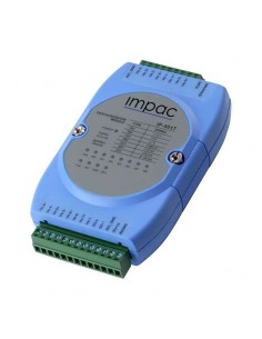 Módulo Entrada Analógica 8 Canais Saída Digital Ethernet 2 Canais IP-9017