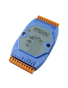 Módulo 4 Entradas 8 Saídas Digitais Isoladas RS-485 IP-7044