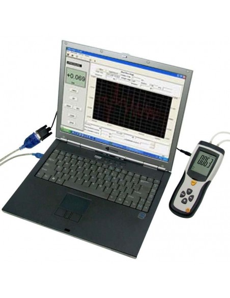 Micromanômetro digital Medidor de pressão diferencial Impac 2 PSI