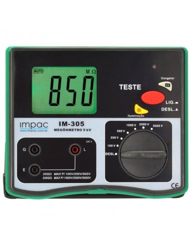 Megôhmetro Digital 5KV IM-305 Impac