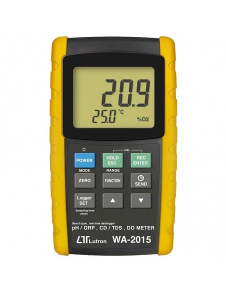 Medidor Digital de Oxigênio Dissolvido O2 pH e Condutividade Lutron