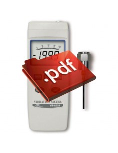 Medidor de Vibrações Digital Portátil DATALOGGER VB-8203 2