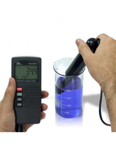 Medidor de Oxigênio Dissolvido Coletor de dados Lutron DO-5519