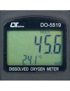 Medidor de Oxigênio Dissolvido Coletor de dados Lutron DO-5519 2
