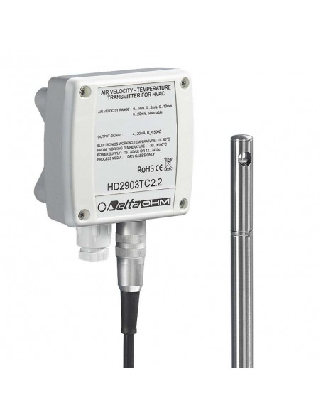 Transmissor Velocidade do Ar HD-2903 Delta Ohm