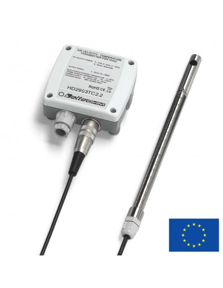 Transmissor Velocidade do Ar HD-2903 Delta Ohm