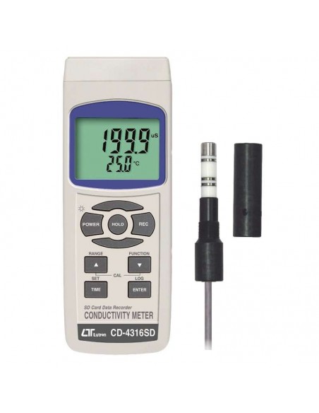 Medidor de Condutividade Datalogger CD-4316SD Lutron
