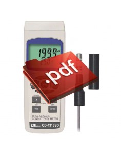 Medidor de Condutividade Datalogger CD-4316SD Lutron 2