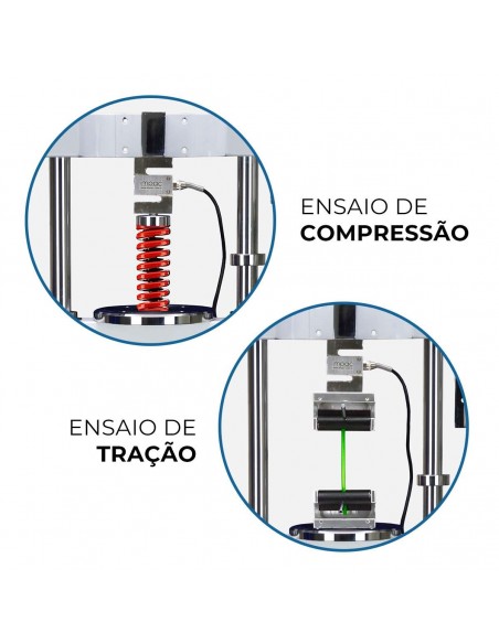 Máquinas de Ensaio Tração e Compressão Eletrônica Impac