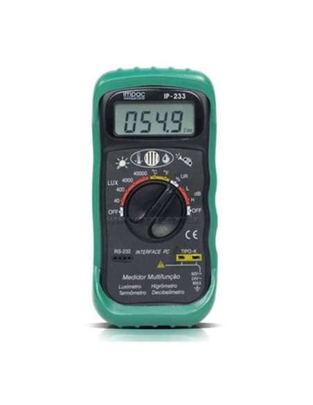 Luxímetro Decibelímetro Termômetro Higrômetro Multifunção