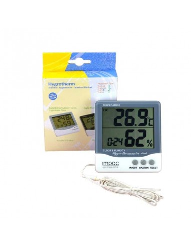 Higrômetro Digital Sensor Interno e Externo TH-08