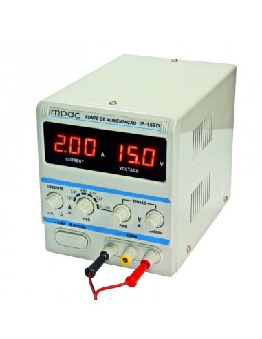 Fonte de Alimentação Digital 15V 2A - IP152D