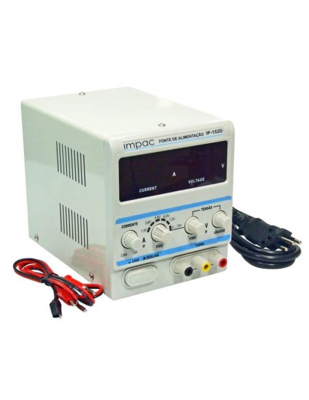 Fonte de Alimentação Digital 15V 2A - IP152D