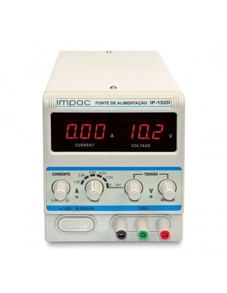 Fonte de Alimentação Digital 15V 2A - IP152D