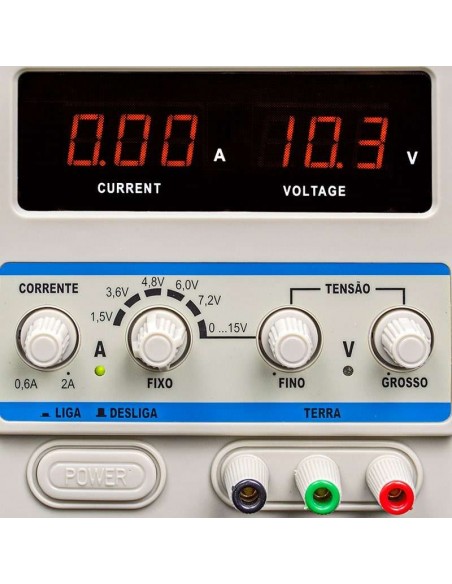 Fonte de Alimentação Digital 15V 2A - IP152D