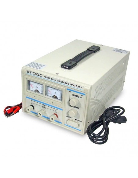 Fonte de Alimentação Analógica 15V 20A 300W- IP1520A