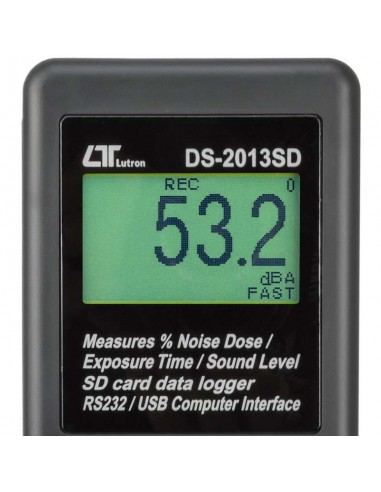 Dosímetro de Ruído DS-2013SD Lutron NR15 LTCAT PPP