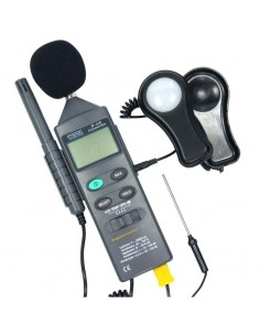 Decibelimetro Luximetro Higrometro Termometro Digital Multifunção IP-410 Impac