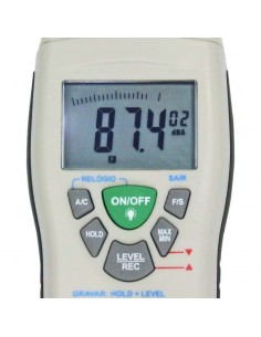 Decibelímetro Digital Impac c/ Memória Digital LCD e Bargraph IP-140 2
