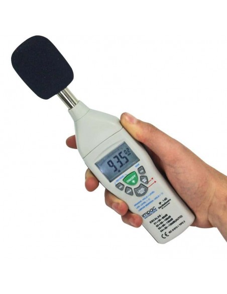 Decibelímetro Digital Impac c/ Memória Digital LCD e Bargraph IP-140
